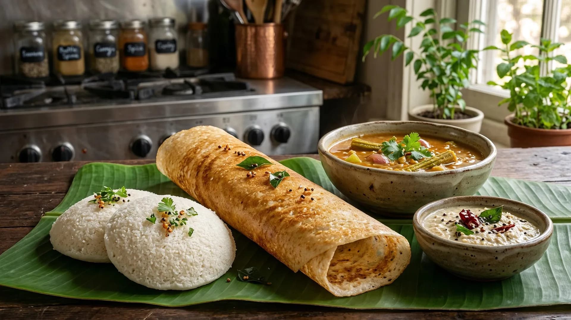 Unlimited South Indian weekend brunch with idli, dosa and sambar at VegNation Utrecht